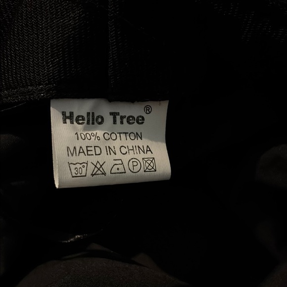 Hello Tree Patchwork Denim Bucket Hat - Picture 4 of 9